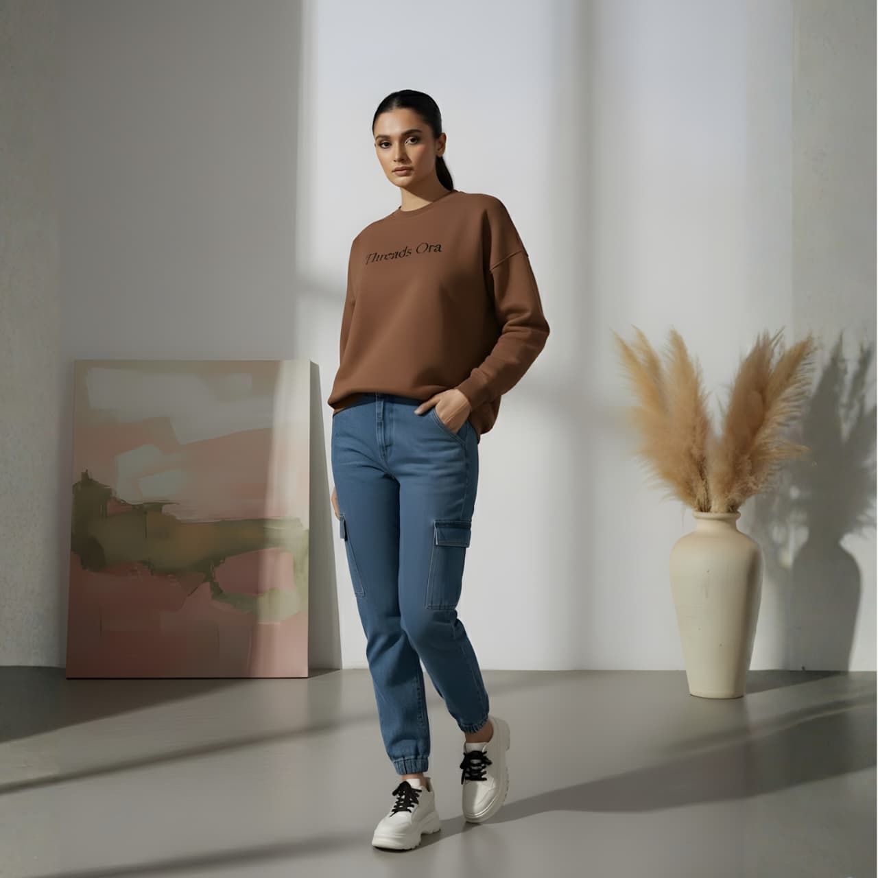 THE EMBROIDERY SWEATSHIRTS