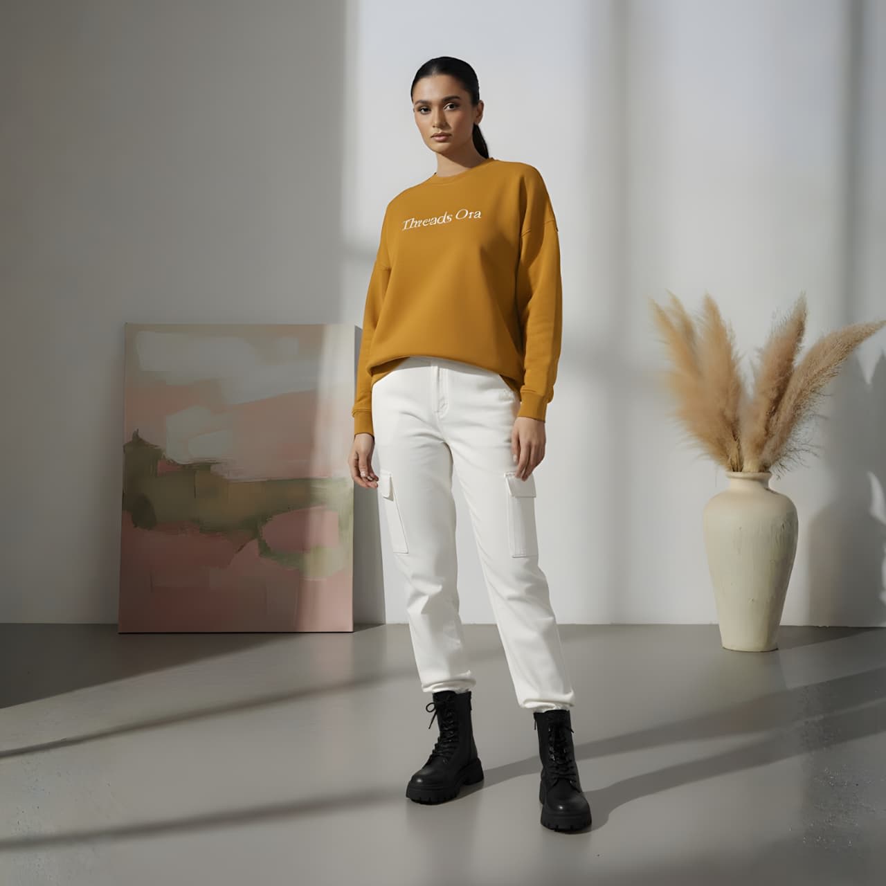 THE EMBROIDERY SWEATSHIRTS